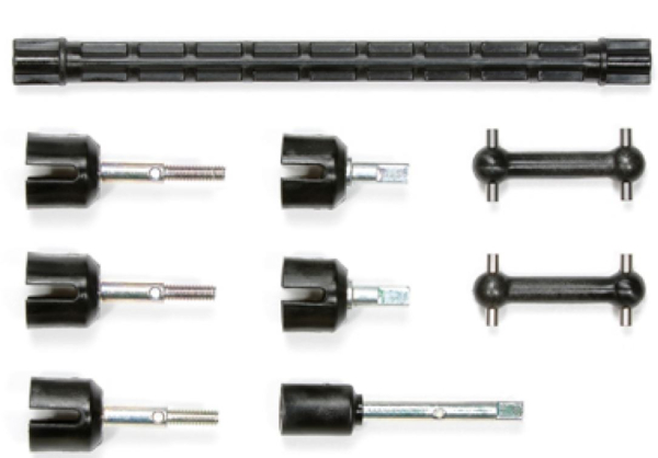 51529 C-Teile TT-02 Antriebswellen.. 9tlg.